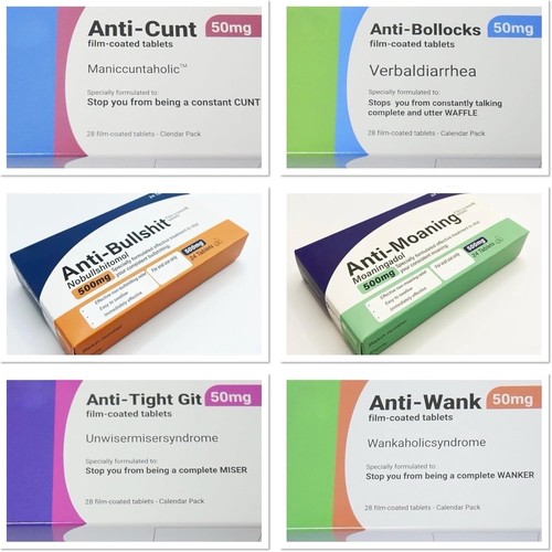 Joke pill tablet - box, medicine
