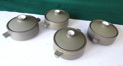 Denby chevron soup - soup, bowls