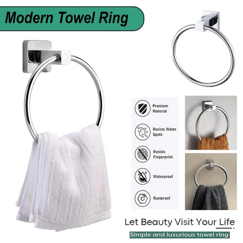 Stainless steel towel ring - stainless,