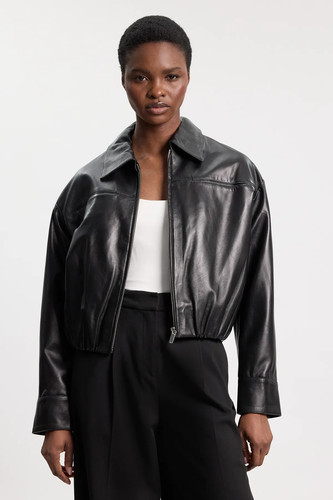 Karen millen leather jacket - karen,