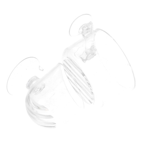 2pcs clear acrylic fish food - acrylic,