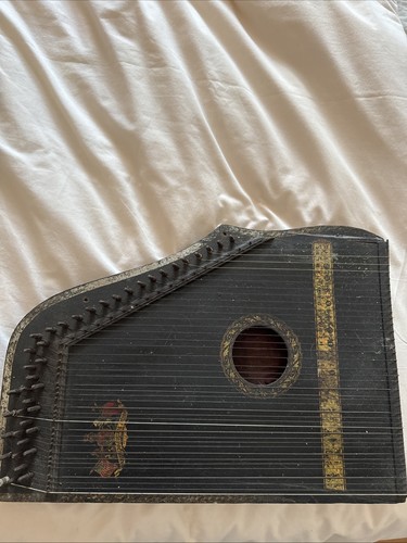 American guitare zither harp - american,
