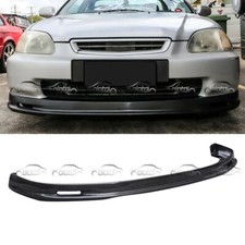 Carbon Fiber Front Bumper Lip Mugen Style Spoiler For Honda Civic 4D 1992-1995