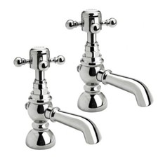 Synergy Tec Studio KF York Ball Traditional Bath Taps Chrome SY-KF01-N