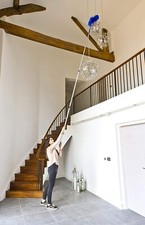 Extra Long Extendable Feather Duster 3.4 Metres Reach Telescopic Handle New