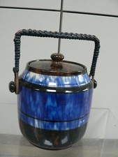 Vintage 1930's Ceramic Storage Country Kitchen Brown Betty