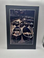 Vintage Exhibition Art STAITHES Photo by Peter Large Photo x1 BOAT PHOTO