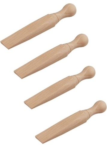 4pcs wooden traditional beech - wooden,