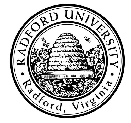 Radford university sticker - radford,