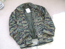 M65 US Army Cold Weather Field Coat Med - Reg  , Vietnam Tiger Stripe Camo BNWT