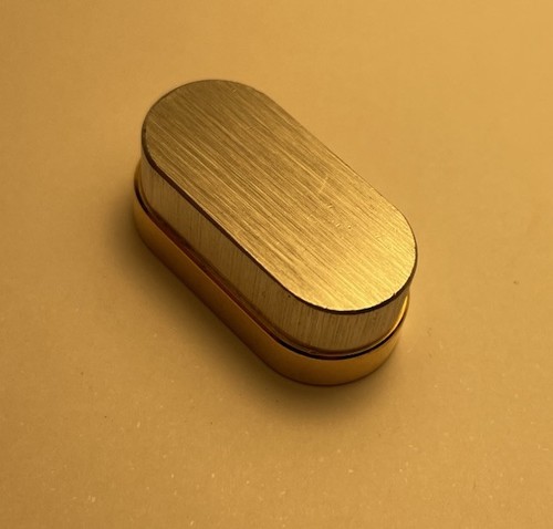 Brushed steel gold cartier - brushed,