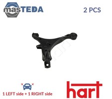 444 851 LH RH TRACK CONTROL ARM PAIR FRONT HART 2PCS NEW OE REPLACEMENT