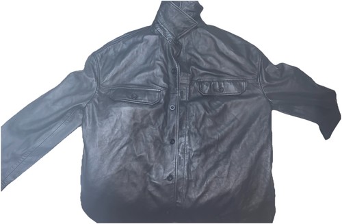 Top man leather coat - man, men