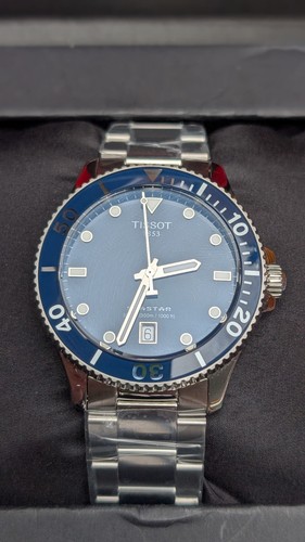 Tissot seastar 40mm blue dial - 40mm,