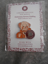 Charlie bear pin badge - charlie,