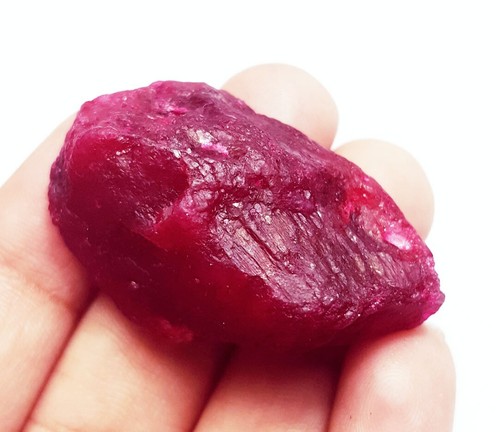 Natural red beryl - ct,