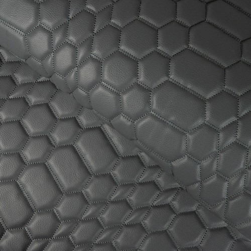 Leather fabric foam quilted - leather,