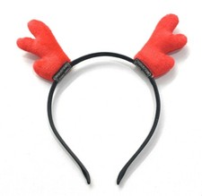 Girls Plush Reindeer Red