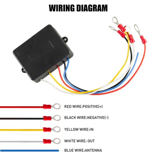 Dc12v wireless winch remote - wireless,