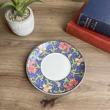 Vintage Dunoon William Morris Saucer In The Iris Pattern Decorative Plate