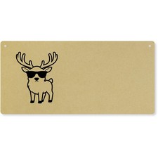 Grumpy deer wearing - deer,