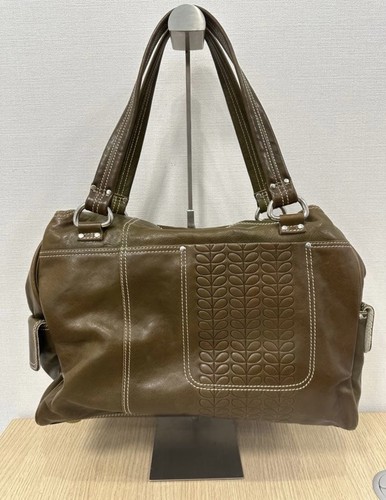 Orla kiely olive leather hand - kiely,