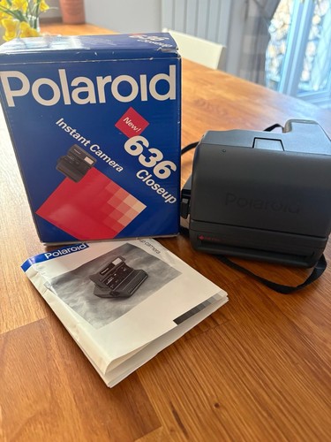 Polaroid 636 closeup - polaroid, black
