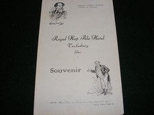 VINTAGE EPHEMERA HOP POLE HOTEL TEWKESBURY SOUVENIR DICKENS PICKWICK PAPERS
