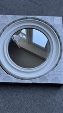 round white wall mirror shabby
