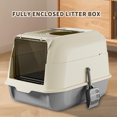 Hinged flip top - hinged, litter