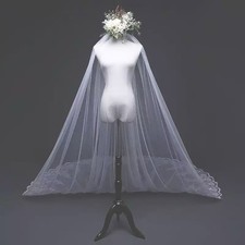 Long Lace Wedding Veil 3