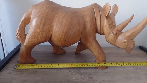 Large vintage hand carved - ,