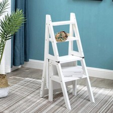 Folding Library Ladder Chair