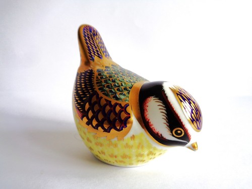 Royal crown derby blue tit - royal,