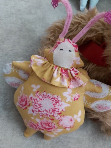 Handmade tilda style bug doll - handmade,