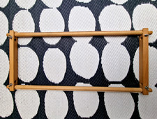 Arts & Crafts ' Wooden Large Rotating Tapestry Frame ' 66cm x 29cm Quilting ***
