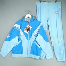 VTG Vista Shell Tracksuit Men Extra Small Blue Tennis Snauwaert Deadstock 80s