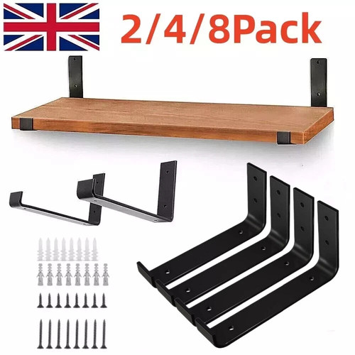 Rustic shelf brackets - 2/4/8,