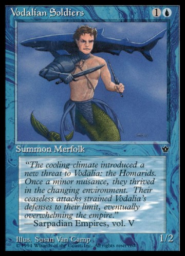 Mtg vodalian soldiers van - -,
