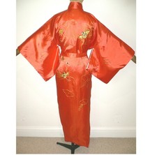 1950s VINTAGE ORANGEY-RED