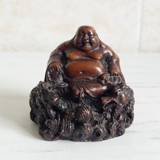 Laughing happy buddha figurine - laughing,