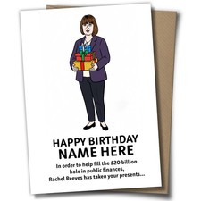 Rachel Reeves Personalised