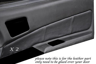 Black sttiching fits nissan - black,