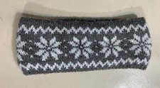 Retro Ski Headband Vintage Ear Warmer Fair Isle Nordic 80s 90s Children’s XS