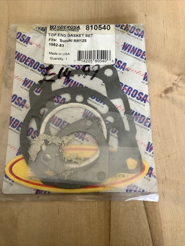 Suzuki rm125 top end gasket - suzuki,