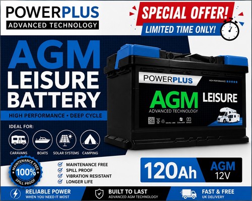 Agm lp120 campervan leisure - agm,