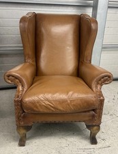 John Lewis Compton Leather Wingback Armchair
