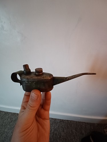 Old antique oiler - antique, can