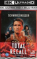 TOTAL RECALL (4K UHD STEELBOOK) 3-Disc. SCHWARZENEGGER. Paul Verhoeven