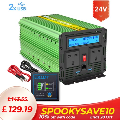 Edecoa power inverter 2000w - edecoa,
